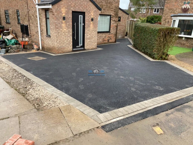 Tarmac Driveway with Natural Grey Edging in Ellesmere Port