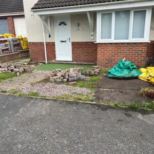 Brindle Block Paved Driveway with ACO channels in Connah's Quay,…