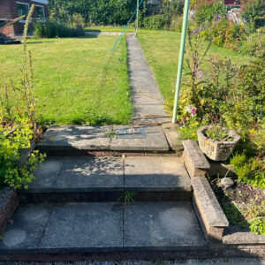 Resin-Bound Driveway with Charcoal Edging and Grey Sandstone Patio and…